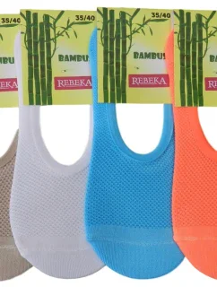 Bambusové ponožky "mokasíny" 1079