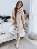 Dámska prešívaná vesta GAMIS béžová FashionStreet TY3293 Dámska prešívaná vesta GAMIS béžová FashionStreet TY3293