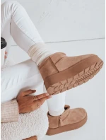 Dámske snežnice na platforme beige FashionStreet ZY1047