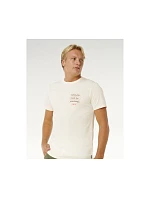 Pánske tričko RIP CURL Vaporcool Search 3 Stacks Tee, biele Pánske tričko RIP CURL Vaporcool Search 3 Stacks Tee, biele