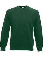 Fruit of the Loom Classic Raglan Sweat – mikina s raglánovými rukávmi 16.2216, fľaškovozelená Fruit of the Loom Classic Raglan Sweat – mikina s raglánovými rukávmi 16.2216, fľaškovozelená