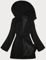 Tenká bunda s kapucňou S'West Black (B8236-1)