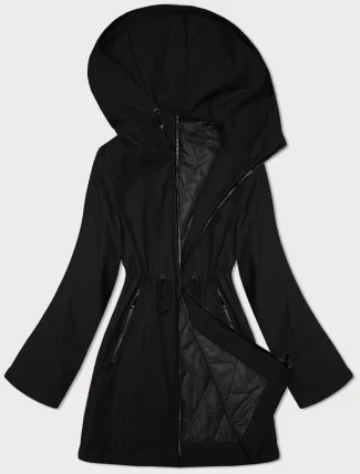 Tenká bunda s kapucňou S'West Black (B8236-1)