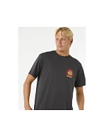 Tričko RIP CURL Shaper Address Tee, čierne Tričko RIP CURL Shaper Address Tee, čierne