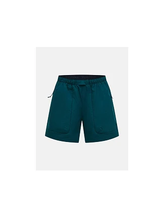 Dámske šortky PEAK PERFORMANCE W Outdoor Cargo Shorts, zelené Dámske šortky PEAK PERFORMANCE W Outdoor Cargo Shorts, zelené