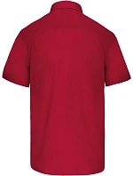 Kariban K 551 Popelínová košeľa „Ace“ s krátkym rukávom 20.K551 classic red Kariban K 551 Popelínová košeľa „Ace“ s krátkym rukávom 20.K551 classic red