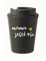MAMA MORE - čierny termohrnček 300 ml