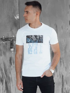FashionStreet pánske biele tričko RX5544