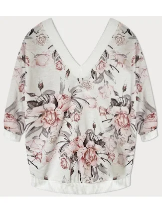 Dámska blúzka v bledoružovej farbe (10616)