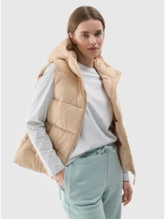 Dámska prešívaná mikina bez rukávov 4F 4FWAW24TVJAF141-83S