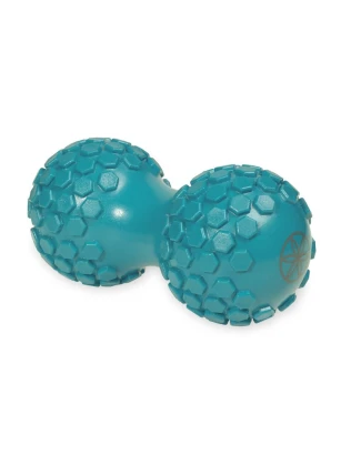 Dvojitá masážna loptička s masážnymi podložkami 61354