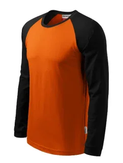 Street LS tričko unisex oranžové