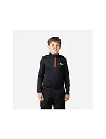 ROSSIGNOL Boy Hero 1/2 Zip Warm Stretch Hoodie Black ROSSIGNOL Boy Hero 1/2 Zip Warm Stretch Hoodie Black