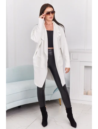 Kapska s vreckami ecru