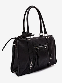 Veľká taška z umelej kože Black Nolita