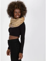 Dámsky tunelový šál AT KM S 6221 tmavo lila