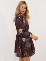 Šaty DHJ SK 19861 3.11 hnedé