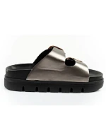 Dámske nazúvacie topánky LCW-26-35-4461L strieborné – Lee Cooper Dámske nazúvacie topánky LCW-26-35-4461L strieborné – Lee Cooper