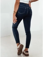 Dámske džínsové nohavice MODILINI tmavomodré FashionStreet UY2239