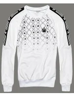 Biela pánska mikina s potlačou (8B1108-1) Biela pánska mikina s potlačou (8B1108-1)