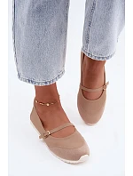 Športové baleríny s opaskom Beige Charmy Športové baleríny s opaskom Beige Charmy