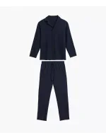 Atlantic BNMP-001 long/r S-2XL pánske pyžamo so zipsom