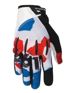 661 Rukavice EVO II bielo-červeno-modré M