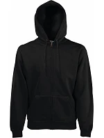 Fruit of the Loom Classic Hooded Sweat Jacket Mikina s kapucňou 16.2062 čierna