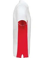 Kariban K 232 Dvojfarebné polo tričko s piké vzorom „Flag“ 20.K232 biele/červené Kariban K 232 Dvojfarebné polo tričko s piké vzorom „Flag“ 20.K232 biele/červené
