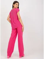 Blúzka D73761R10978O tmavo ružová