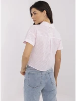 Košeľa NM KS KA 01148.50P biela ružová