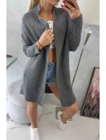 Sveter s netopierími rukávmi grafitový - Kesi Sveter s netopierími rukávmi grafitový - Kesi