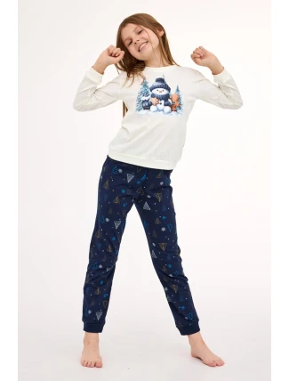 PYŽAMO DIEVČA MLADÁ DR 978/189 ZASNEŽENÝ DEŇ