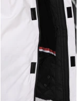 FashionStreet pánska lyžiarska bunda biela TX5130 FashionStreet pánska lyžiarska bunda biela TX5130