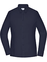 Daiber JN 1371 Popelínová blúzka slim fit s dlhými rukávmi 02.1371 tmavomodrá Daiber JN 1371 Popelínová blúzka slim fit s dlhými rukávmi 02.1371 tmavomodrá