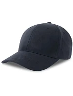 Atlantis Headwear Fam-S 6-panelová čiapka so semišovým vzhľadom 33.0271, tmavomodrá Atlantis Headwear Fam-S 6-panelová čiapka so semišovým vzhľadom 33.0271, tmavomodrá