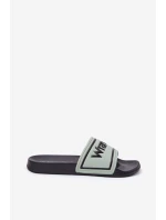 Klapki Męskie WRANGLER AVERELL SLIDER MEN LOW 20251042.52D Jasnozielone
