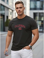 Pánske bavlnené tričko s potlačou „California“, čierne, FashionStreet NX5140R Pánske bavlnené tričko s potlačou „California“, čierne, FashionStreet NX5140R