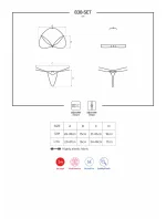 Set 838-SET red - Obsessive Set 838-SET red - Obsessive