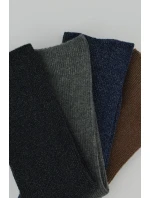 BEZTLAKOVÉ REBROVANÉ LUREXOVÉ PONOŽKY SB075