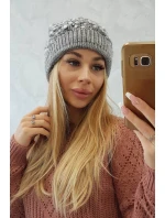 Bublinková čiapočka K219 sivá