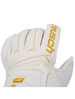 Reusch Attrakt AB1 Solid Junior Brankárske rukavice White 5672003 1130