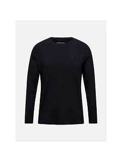 Termotričko PEAK PERFORMANCE Magic Crew Wool-blend Baselayer Men, čierne