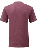 Tričko Fruit of the Loom Valueweight T 16.1036, melírovaná bordová Tričko Fruit of the Loom Valueweight T 16.1036, melírovaná bordová