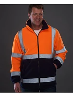Yoko HVK 08 Hi-Vis fleecová bunda 79.VK08, žltá s vysokou viditeľnosťou Yoko HVK 08 Hi-Vis fleecová bunda 79.VK08, žltá s vysokou viditeľnosťou