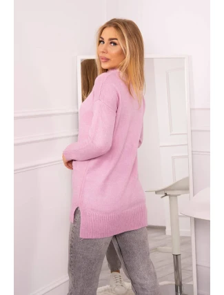 Stojanový sveter fialový