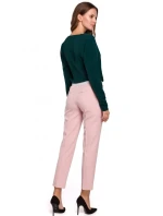 K037 Zavinovacia blúzka - zelená