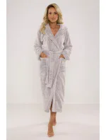 Dlhý dámsky župan s kapucňou 807 LUNA II