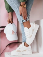 Dámske tenisky na platforme KICKON white FashionStreet ZY0647 Dámske tenisky na platforme KICKON white FashionStreet ZY0647