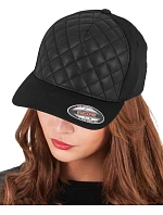 Flexfit 6277Q 5-panelová čiapka s kšiltom „Diamond Quilted“ 55.277Q čierna Flexfit 6277Q 5-panelová čiapka s kšiltom „Diamond Quilted“ 55.277Q čierna